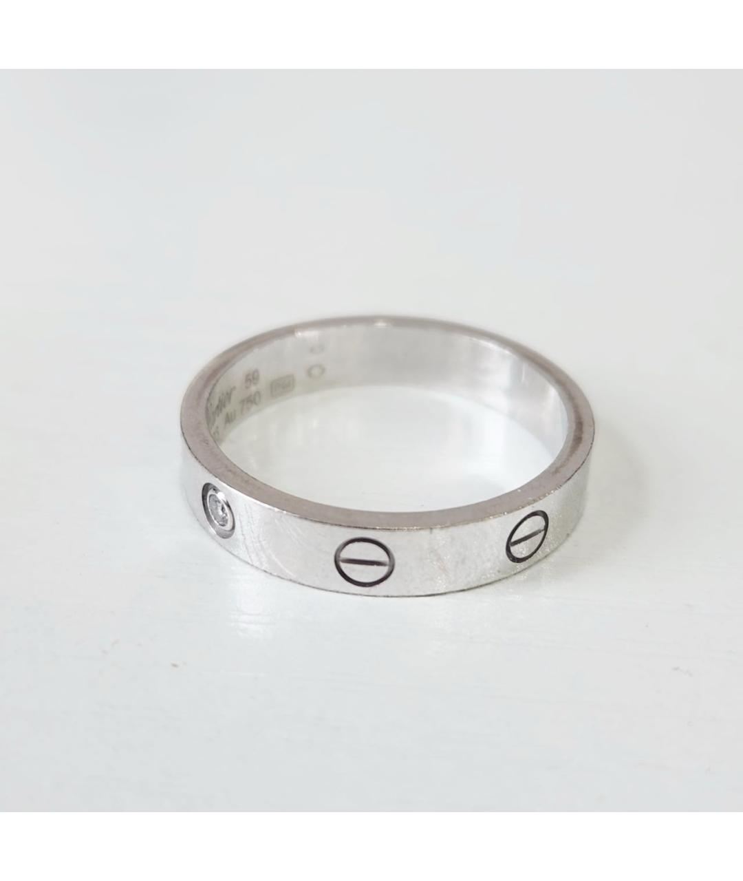 CARTIER Серебряное кольцо из белого золота, фото 4