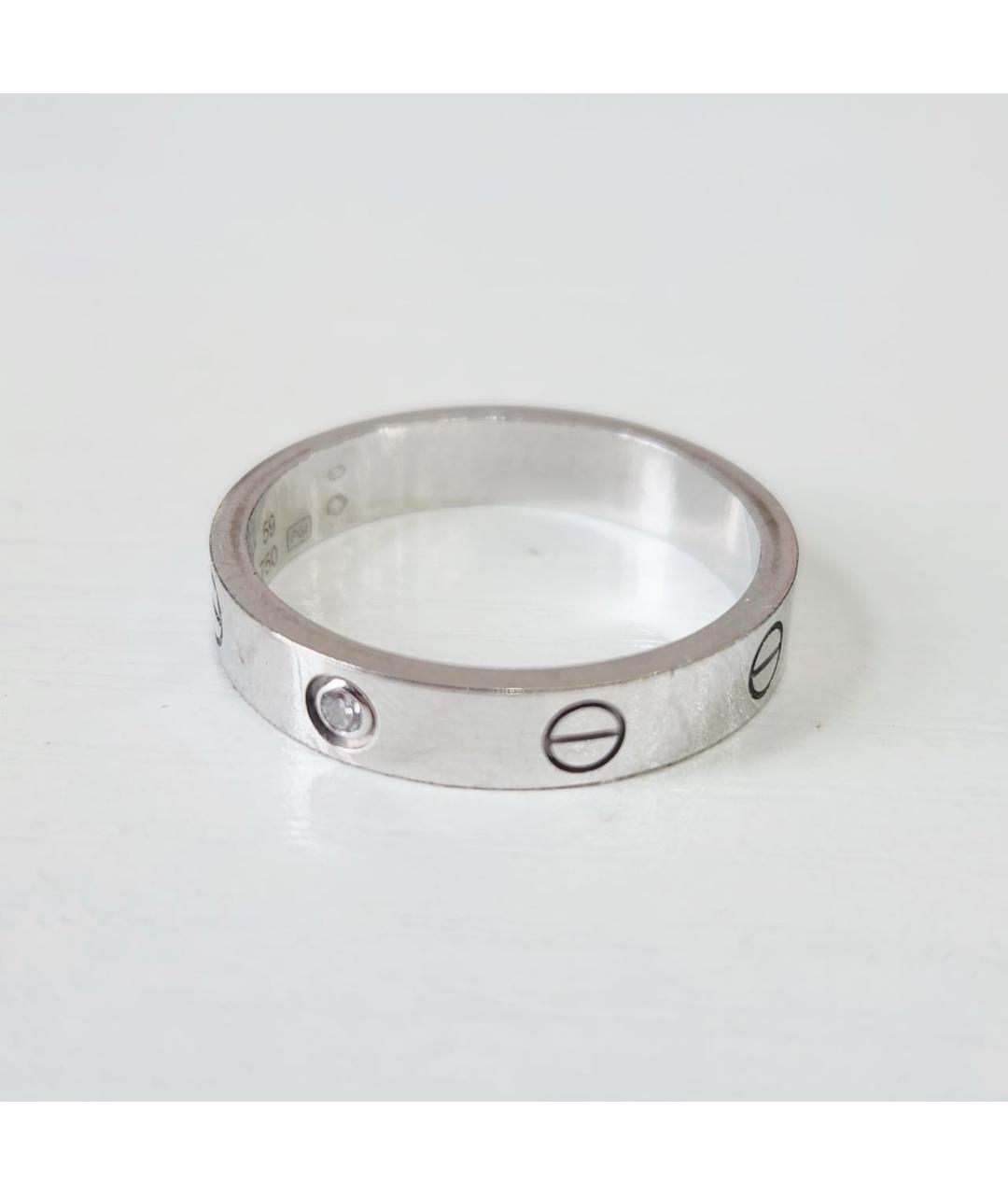 CARTIER Серебряное кольцо из белого золота, фото 2