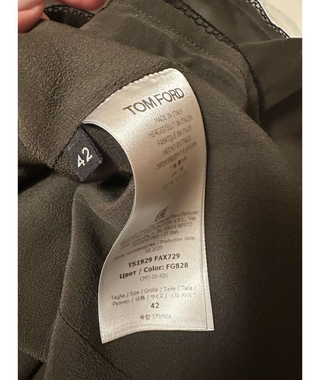 TOM FORD Шелковая майка, фото 4