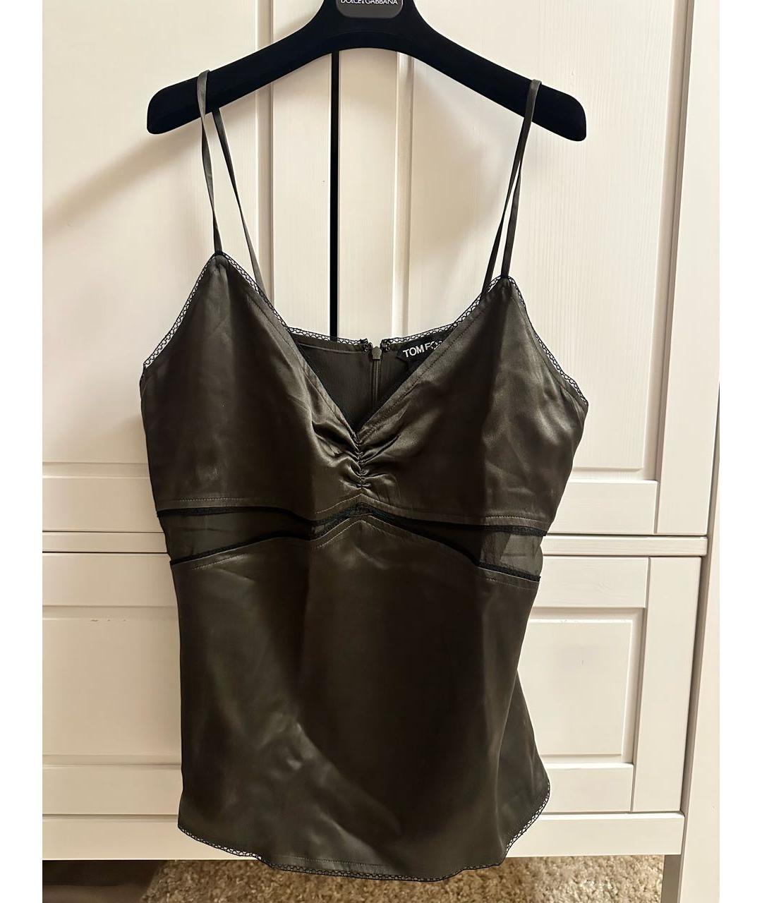 TOM FORD Шелковая майка, фото 9