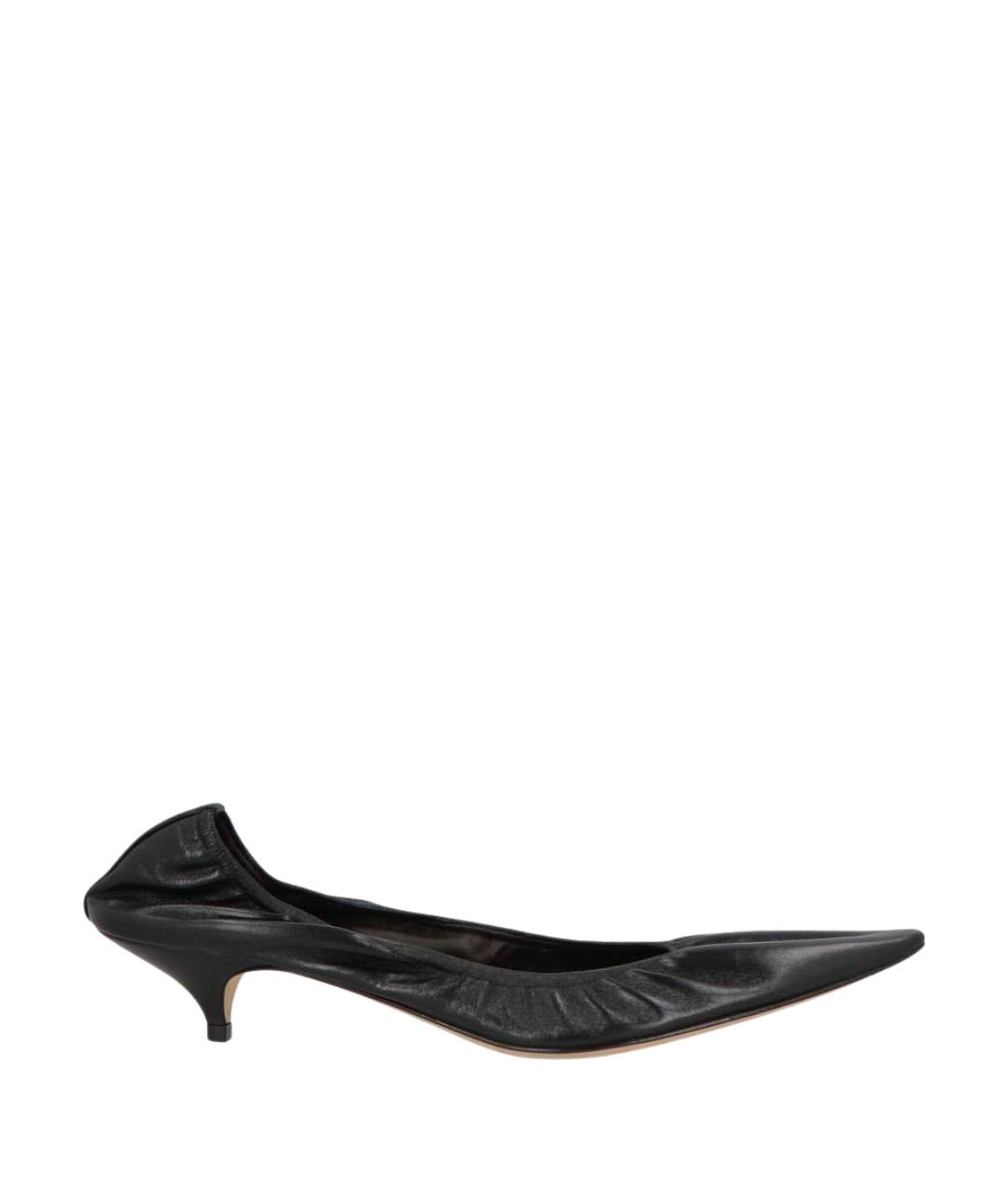 THE ROW Черные кожаные туфли, фото 1