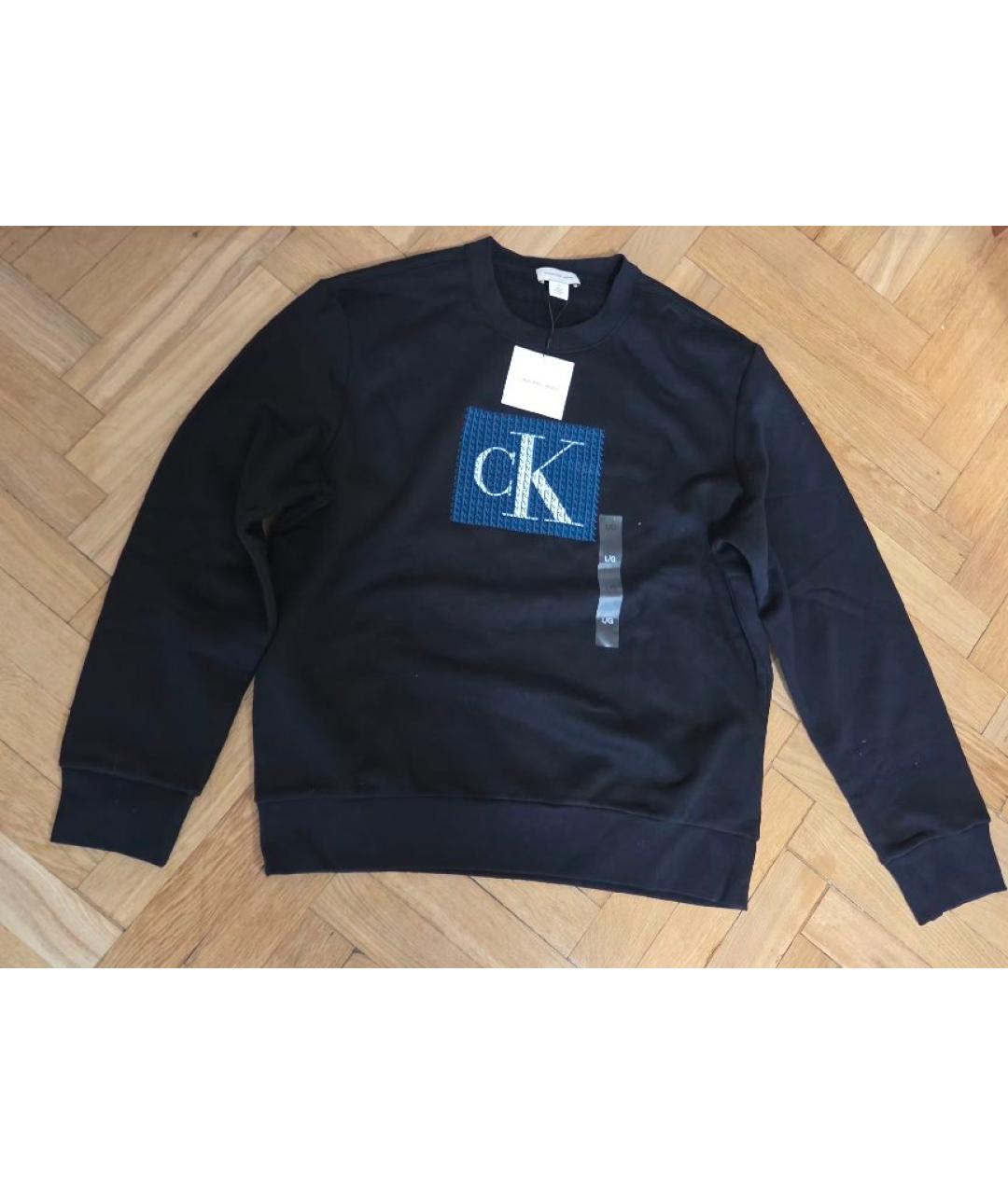 CALVIN KLEIN Черный хлопковый спортивный костюм, фото 2
