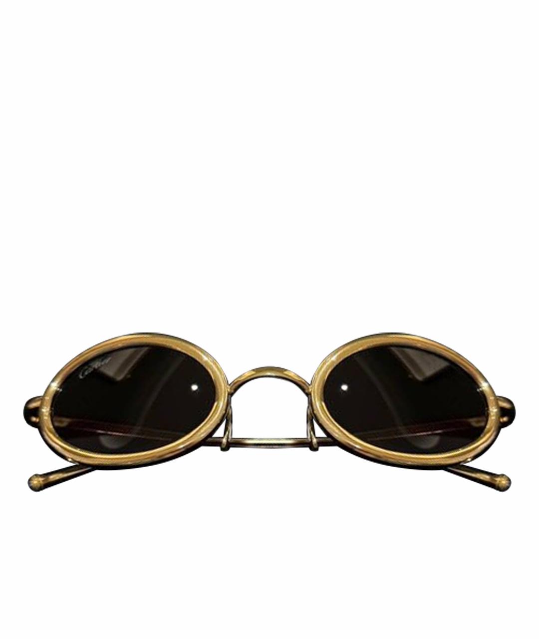 CARTIER Золотые солнцезащитные очки, фото 1
