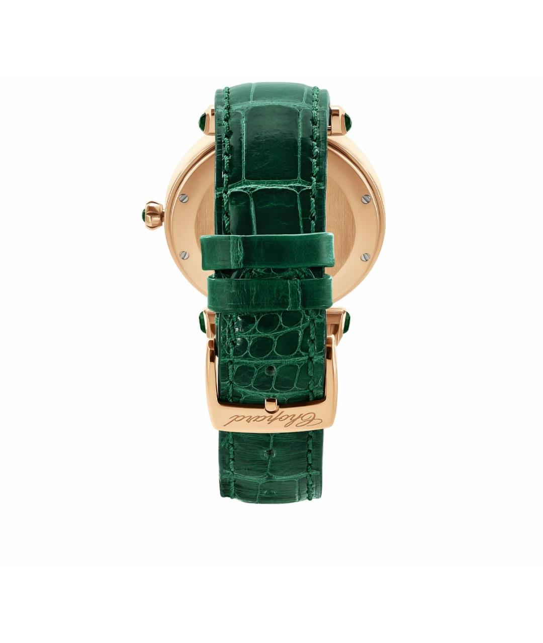 CHOPARD Зеленые часы из розового золота, фото 3