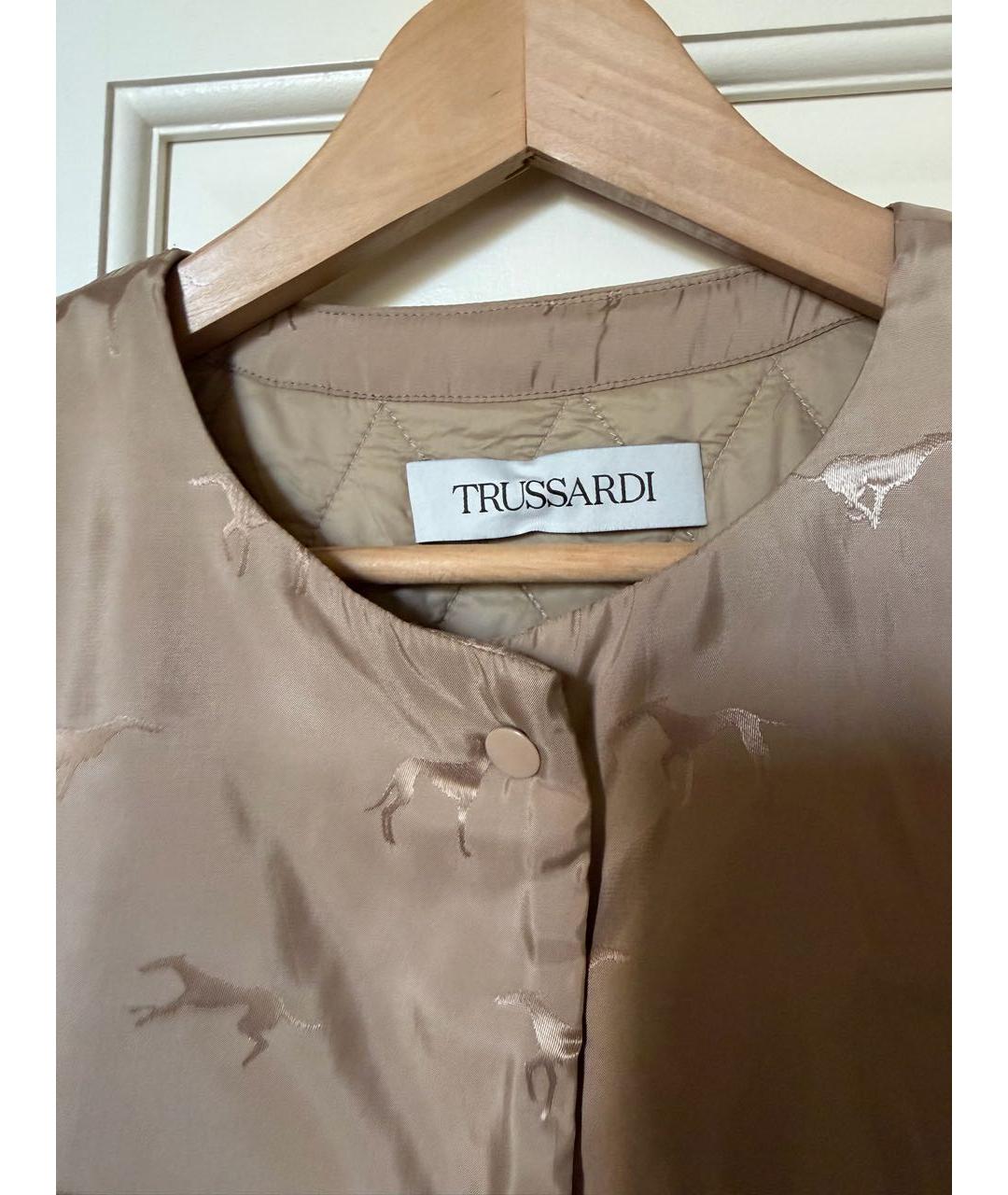 TRUSSARDI Бежевая куртка, фото 3