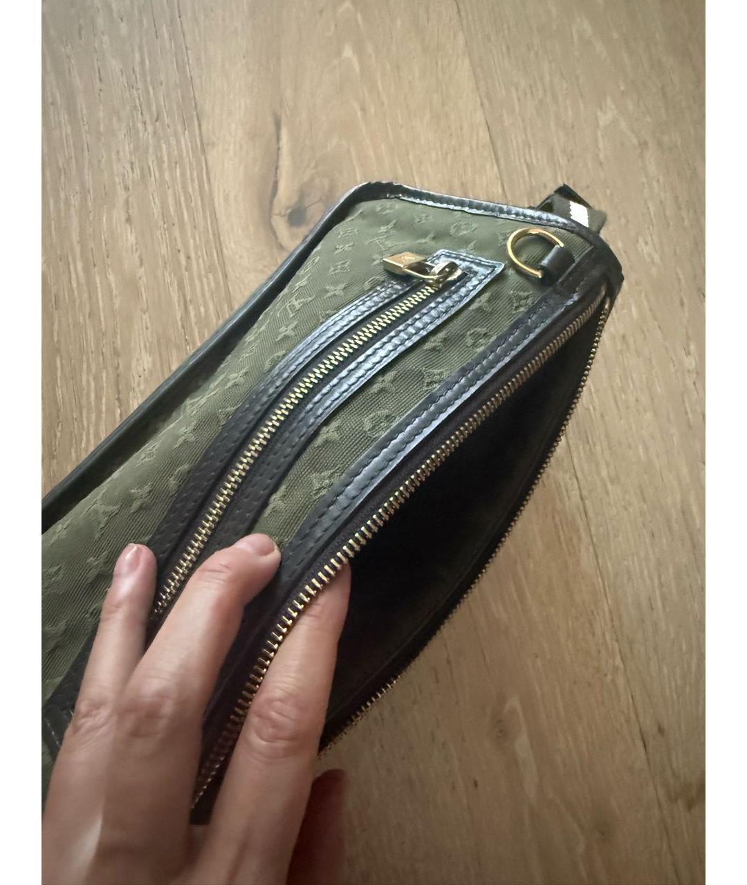 LOUIS VUITTON Хаки сумка через плечо, фото 4