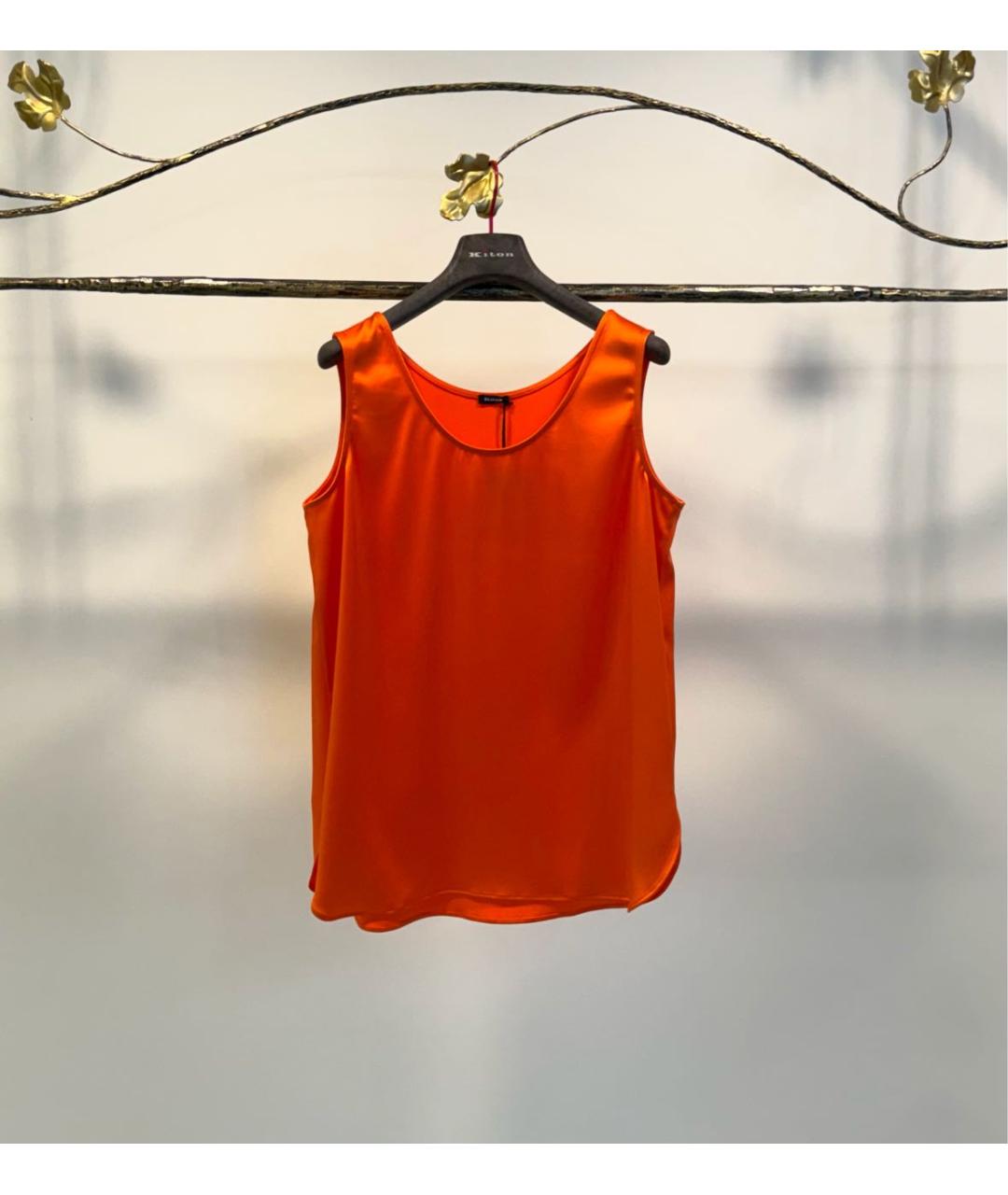 KITON Оранжевая майка, фото 6