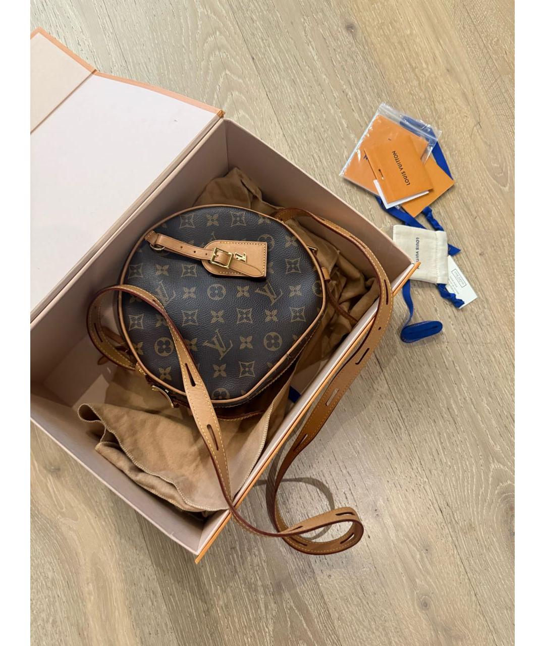 LOUIS VUITTON Коричневая сумка через плечо, фото 4