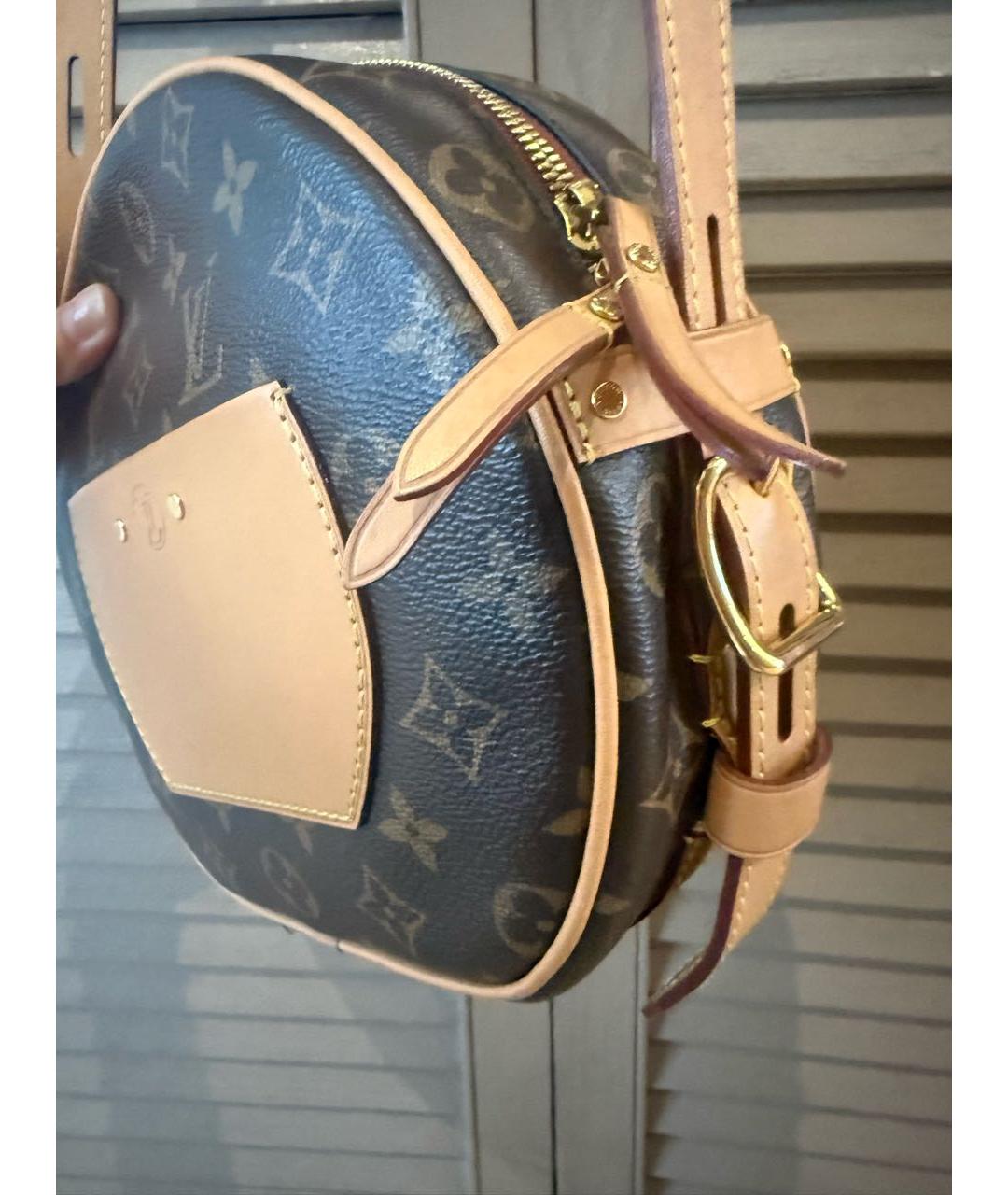 LOUIS VUITTON Коричневая сумка через плечо, фото 3