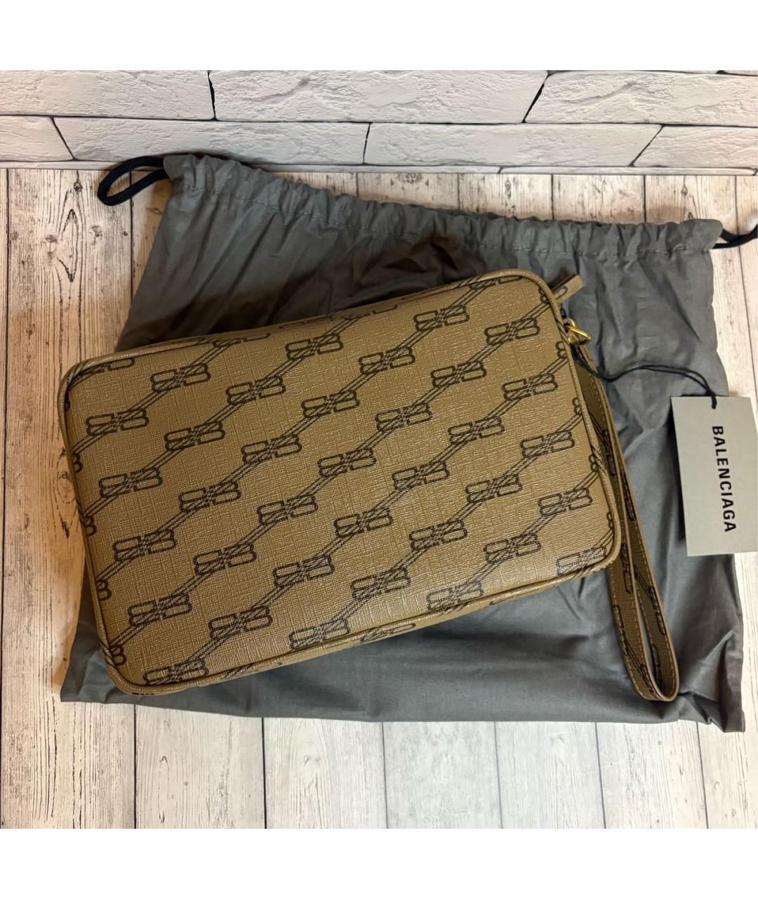 BALENCIAGA Коричневая барсетка, фото 2
