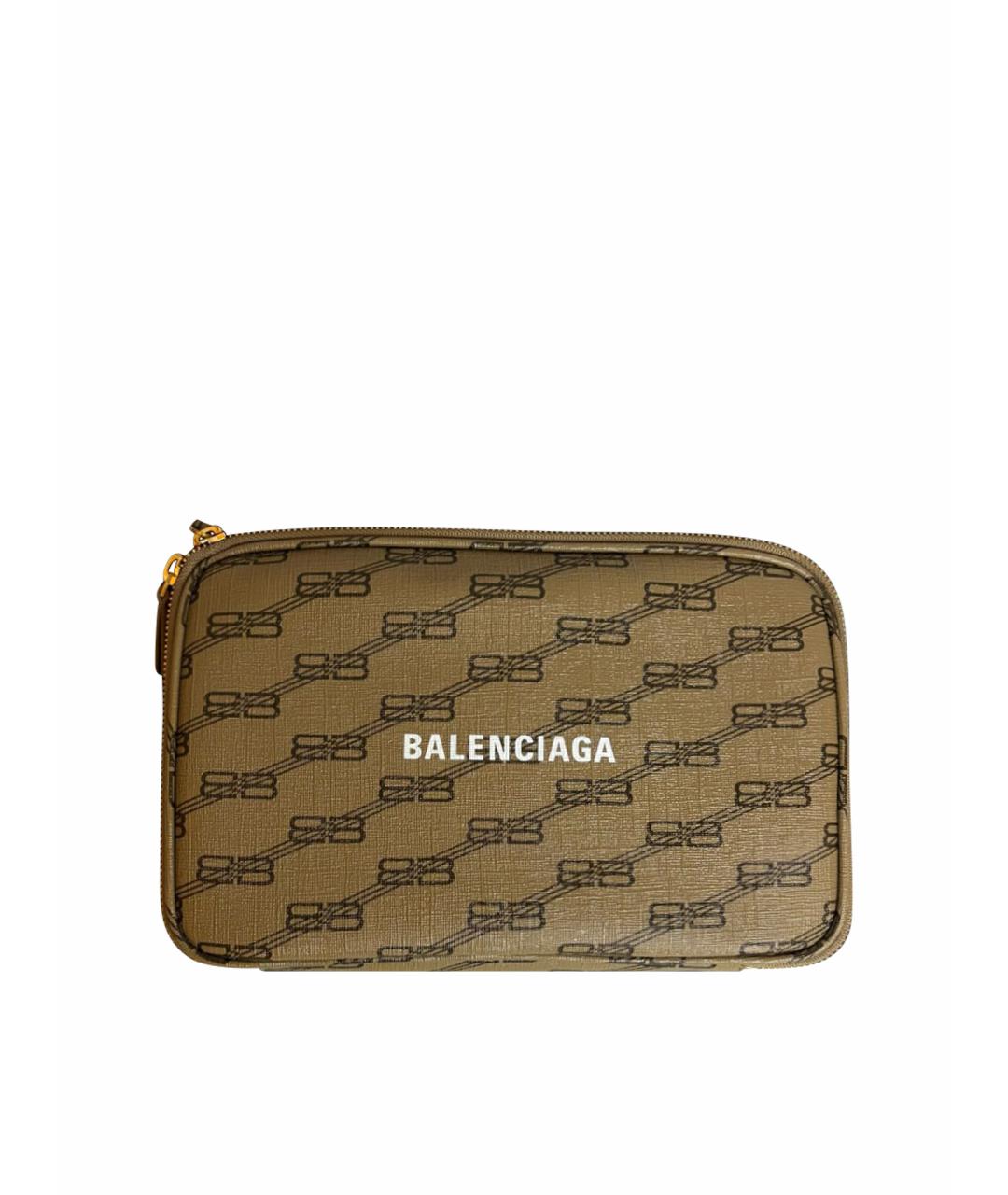 BALENCIAGA Коричневая барсетка, фото 1