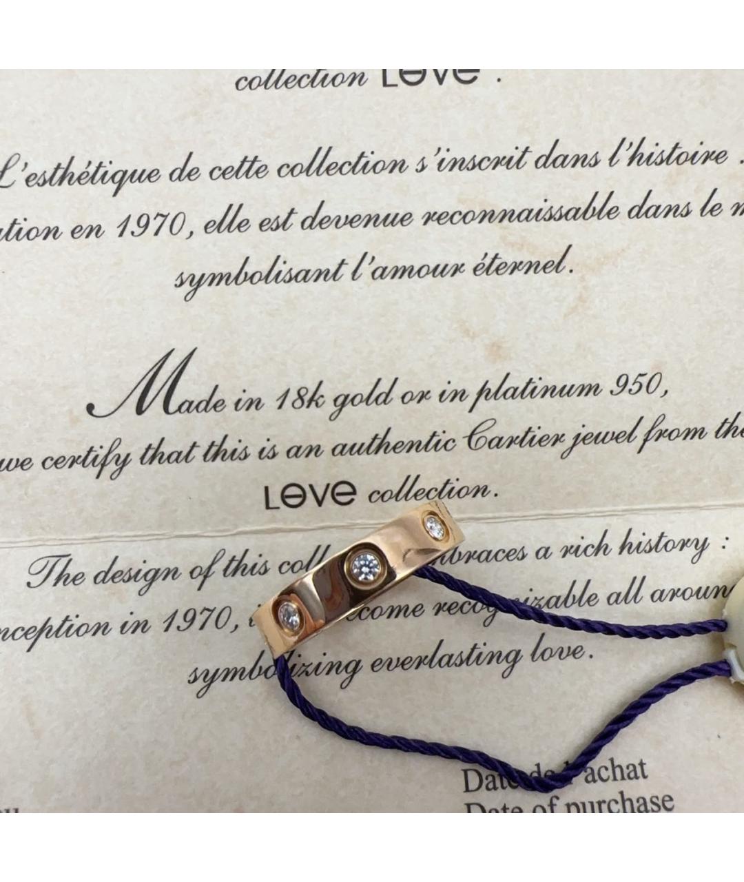 CARTIER Золотое кольцо из розового золота, фото 4