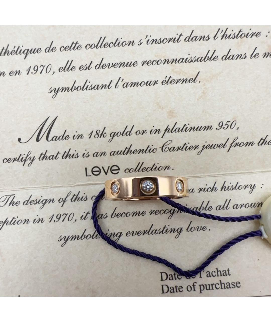 CARTIER Золотое кольцо из розового золота, фото 7