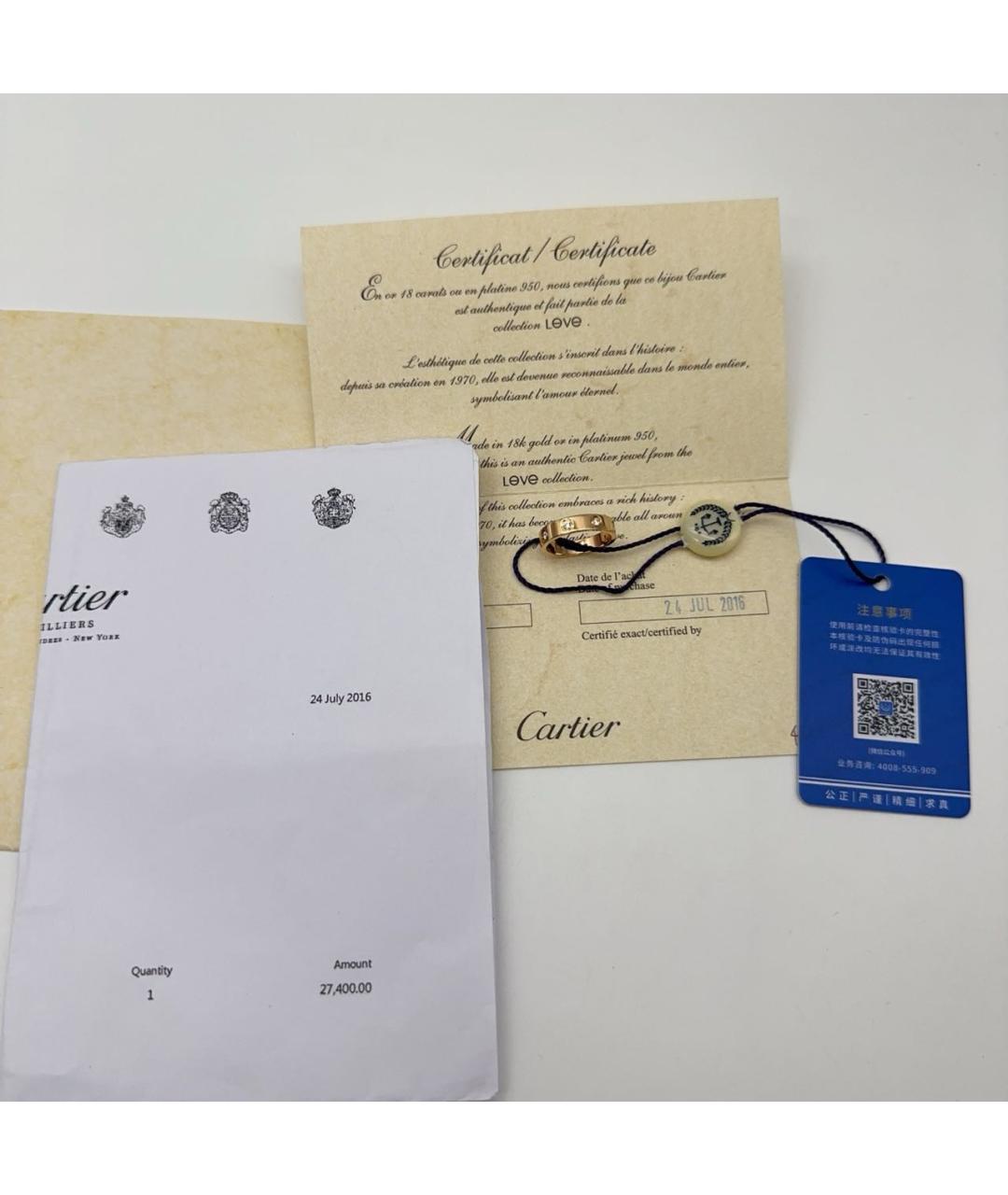 CARTIER Золотое кольцо из розового золота, фото 2
