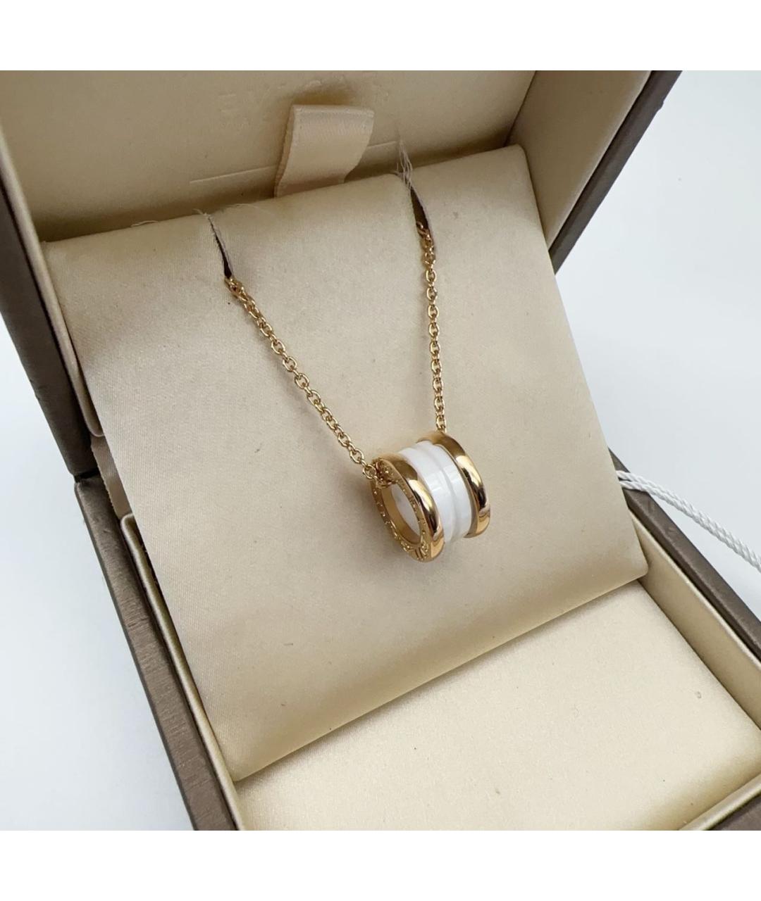BVLGARI Золотое колье из розового золота, фото 3