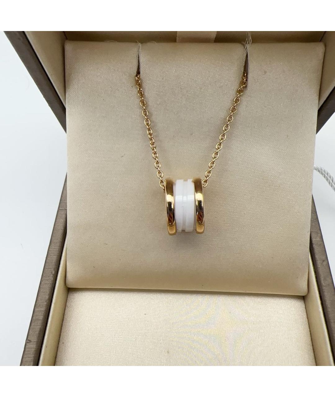 BVLGARI Золотое колье из розового золота, фото 8