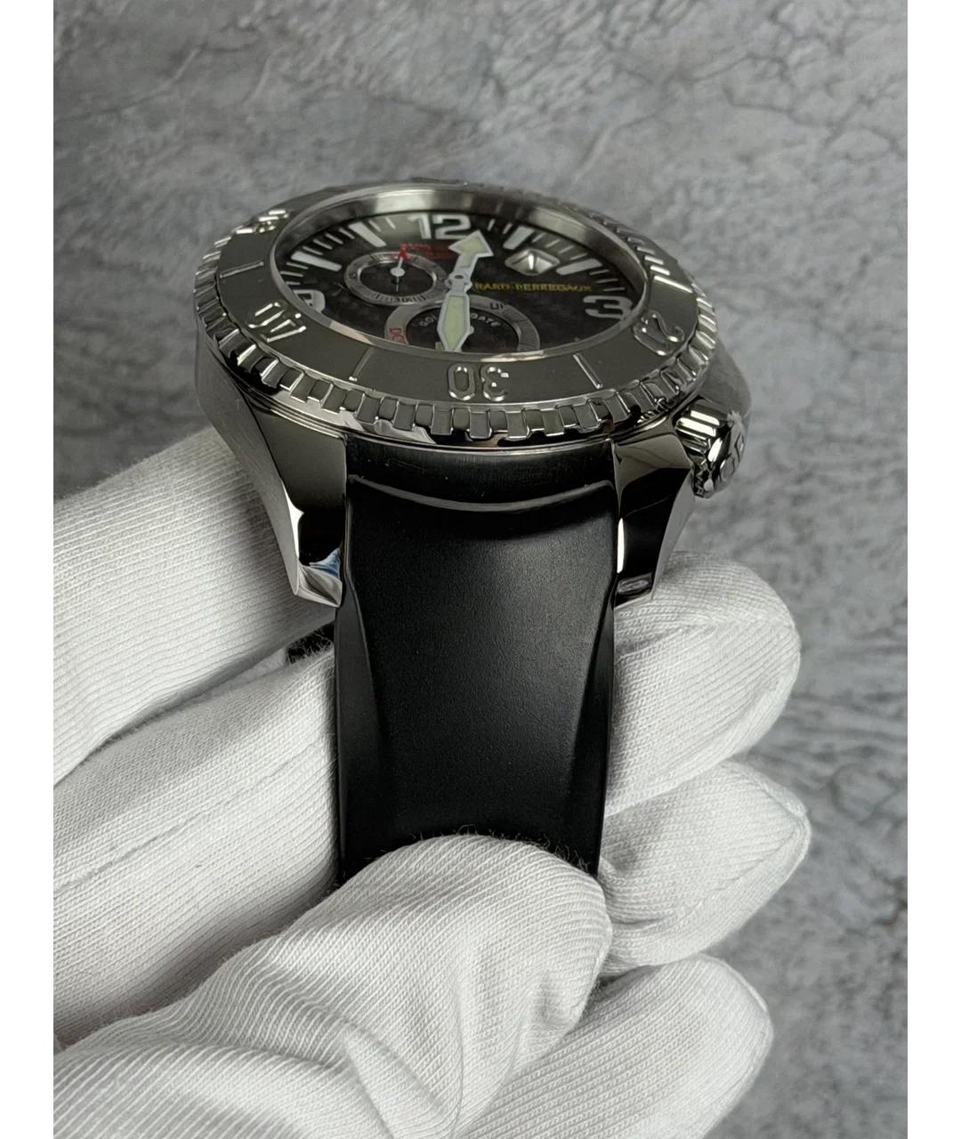 GIRARD PERREGAUX Черные металлические часы, фото 5