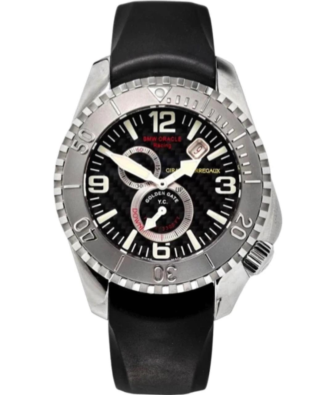 GIRARD PERREGAUX Черные металлические часы, фото 1