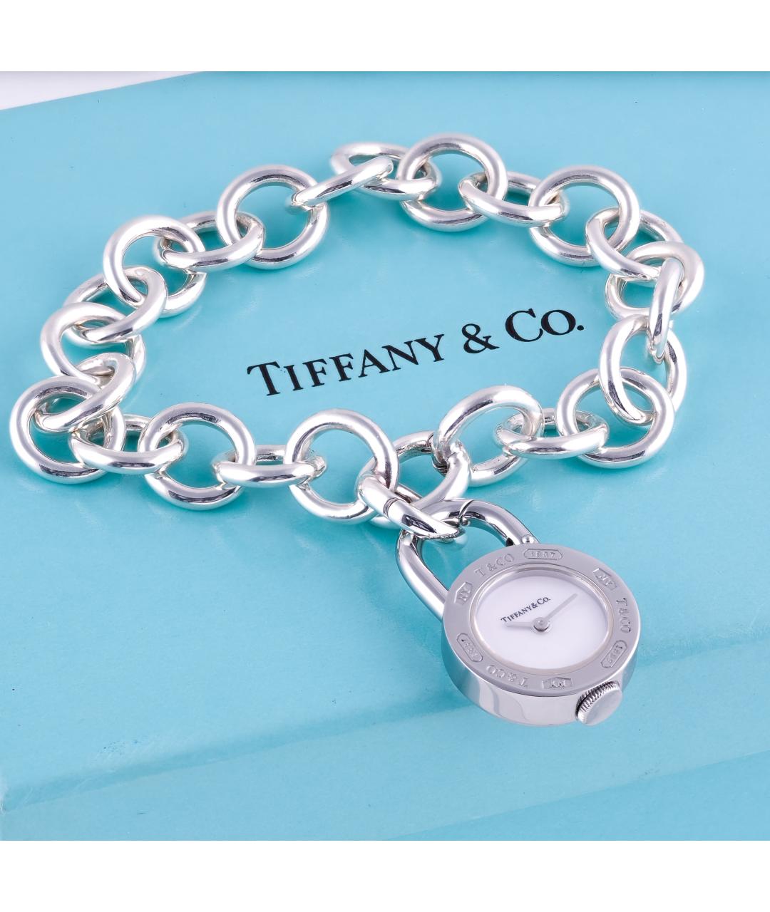TIFFANY&CO Серебряные серебряные часы, фото 2