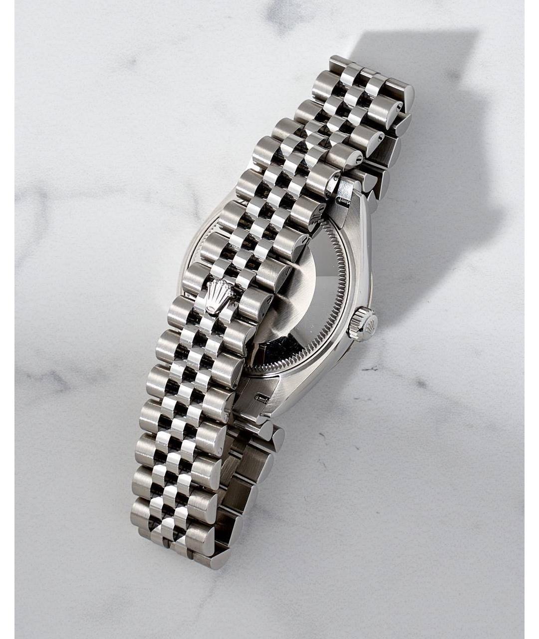 ROLEX Серебряные часы из белого золота, фото 4