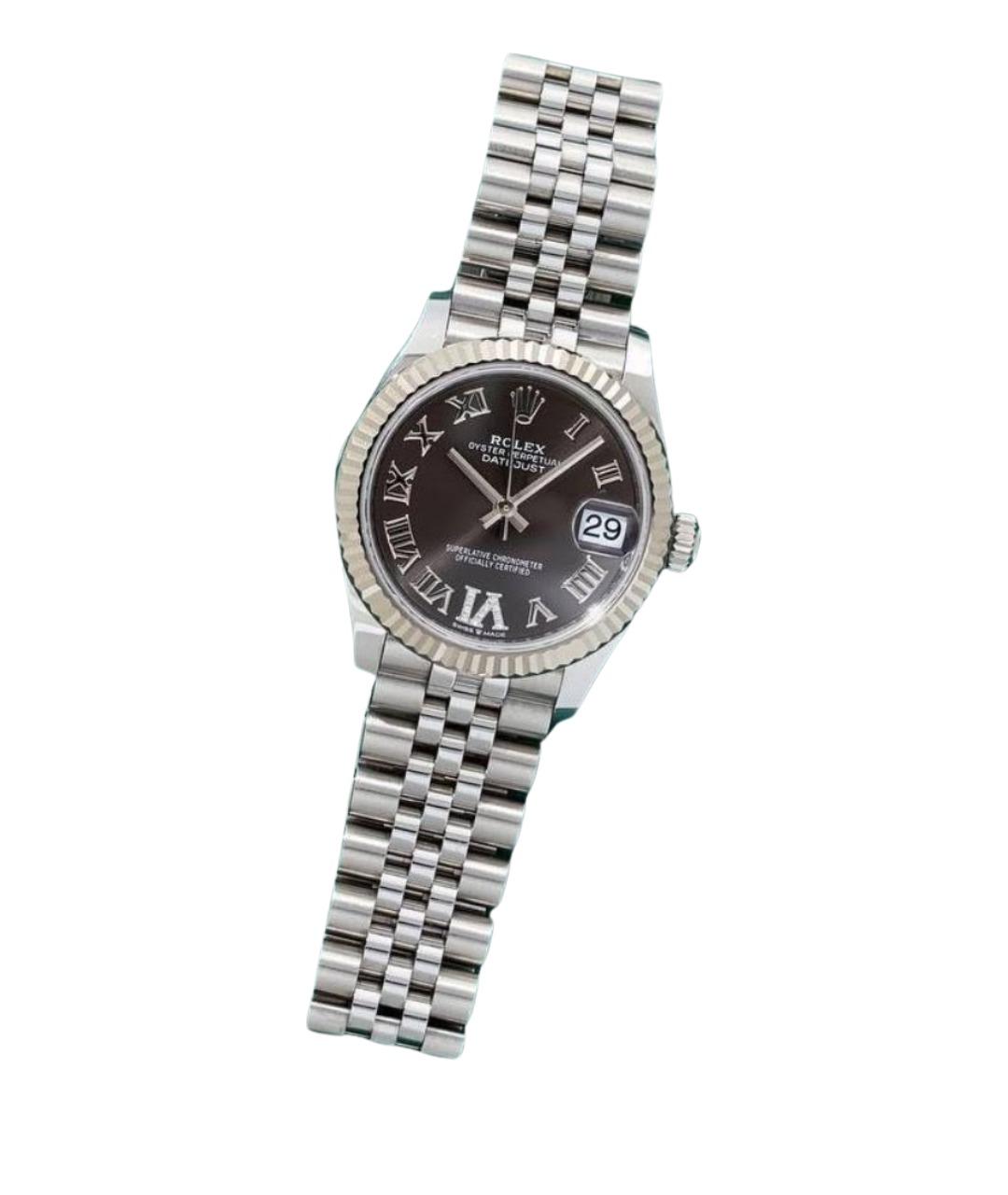 ROLEX Серебряные часы из белого золота, фото 1