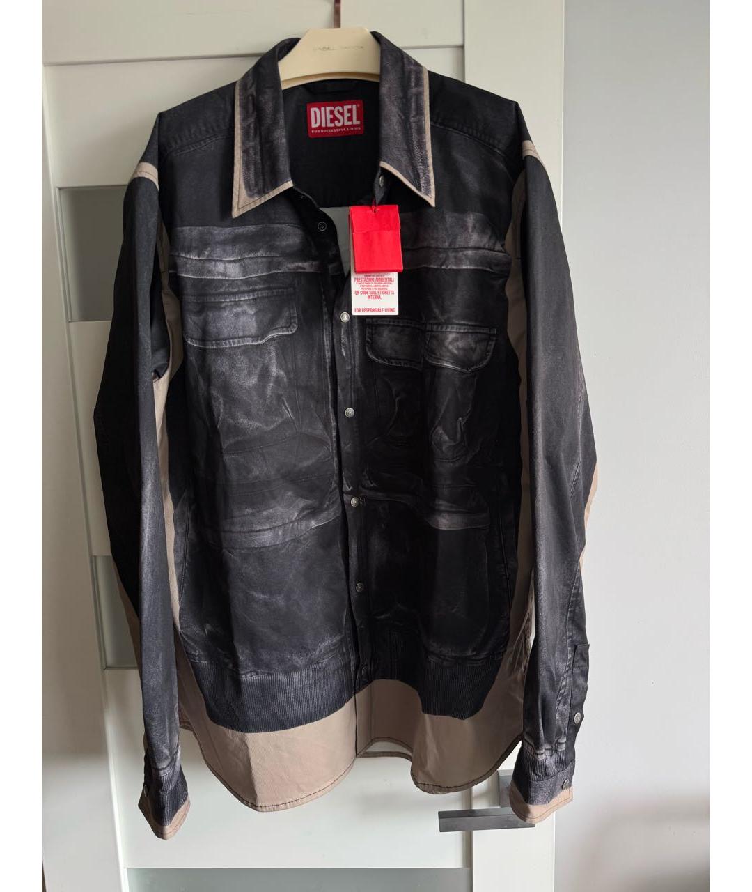 DIESEL Черная кэжуал рубашка, фото 8