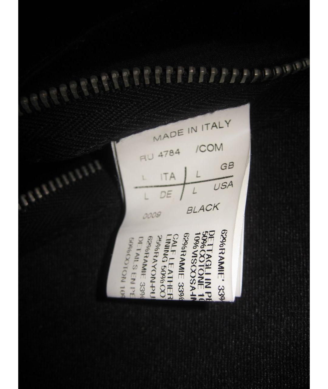RICK OWENS Черная кожаная куртка, фото 8