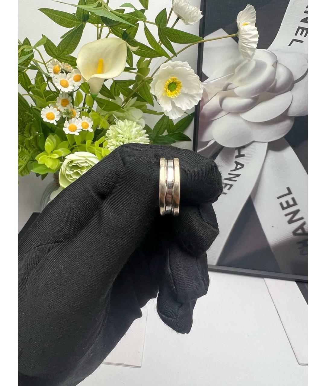 BVLGARI Серебряное кольцо из белого золота, фото 3