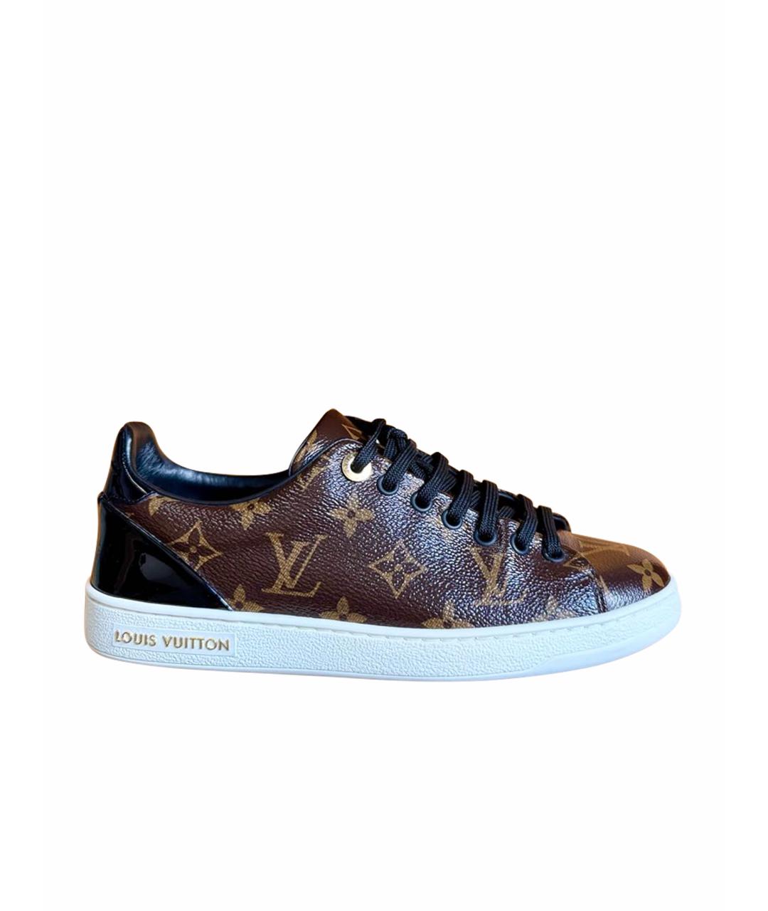 LOUIS VUITTON Коричневые кеды, фото 1