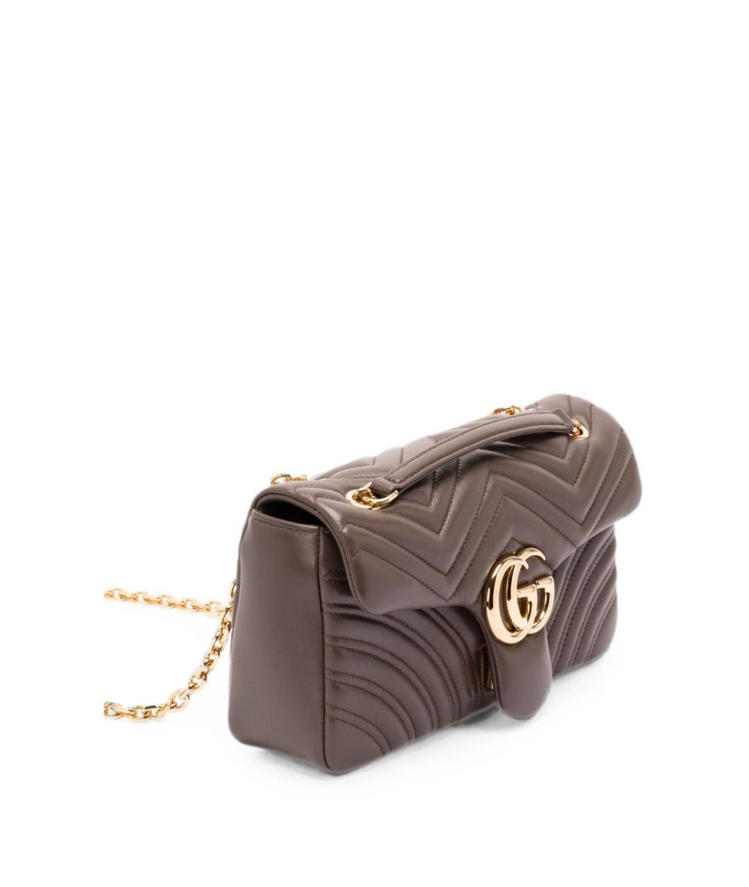 GUCCI Бежевая кожаная сумка через плечо, фото 2