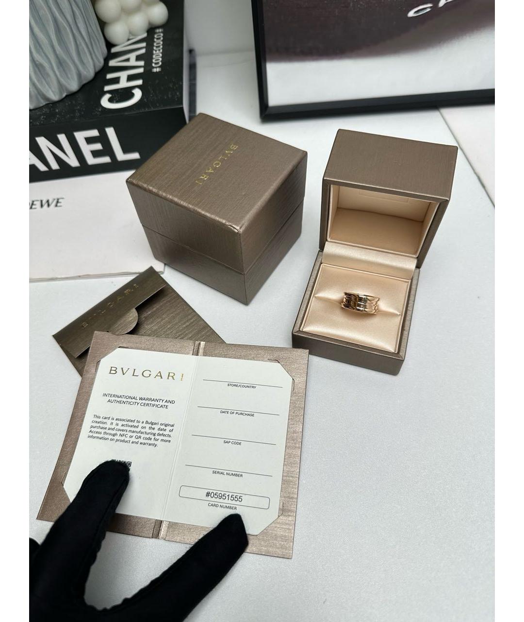 BVLGARI Золотое кольцо из розового золота, фото 5