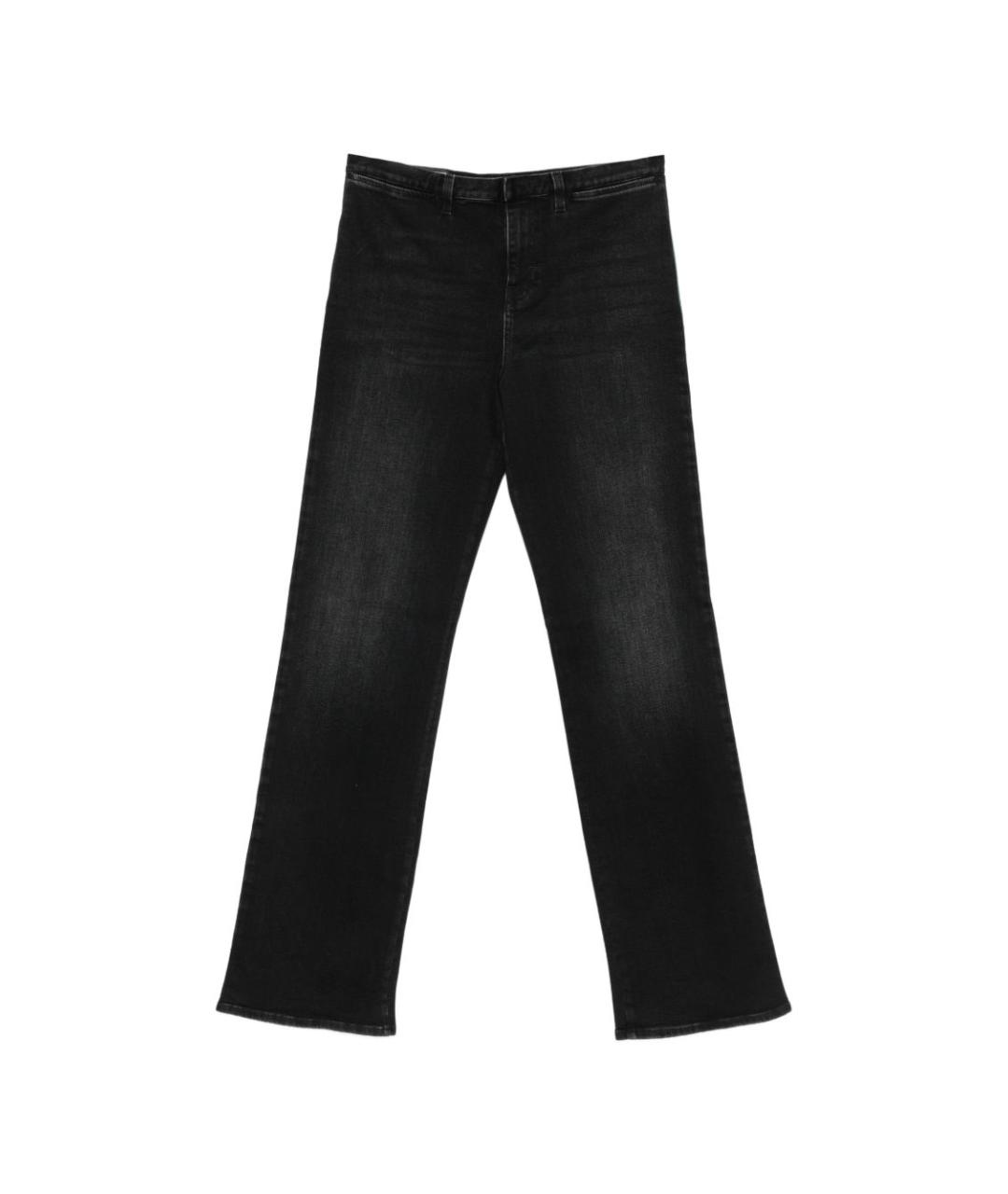 GUCCI Черные хлопковые прямые джинсы, фото 1