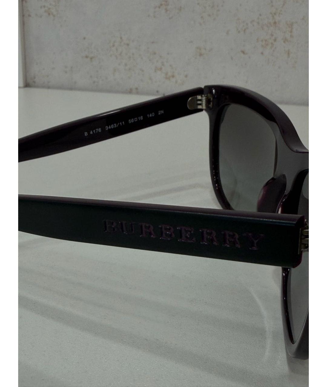 BURBERRY Черные солнцезащитные очки, фото 3