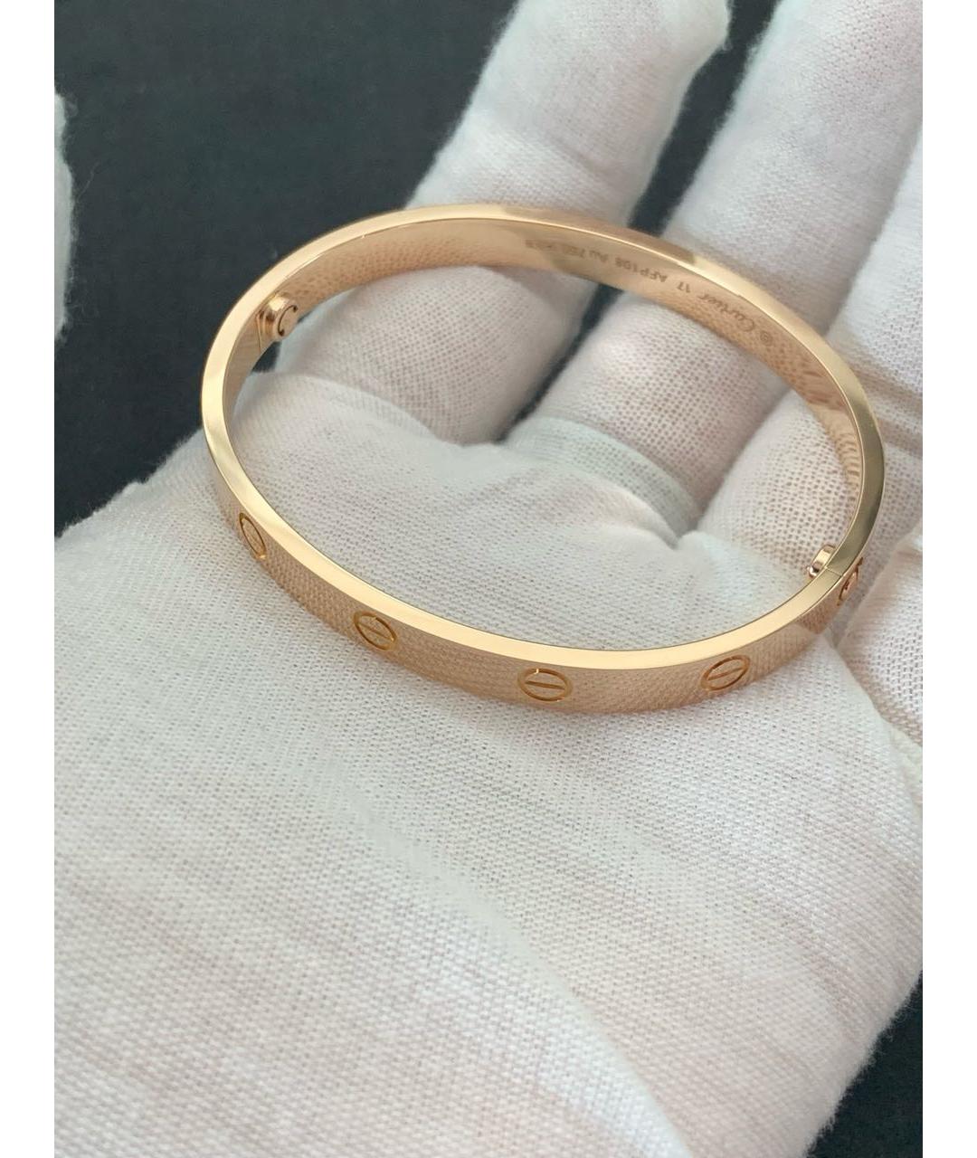 CARTIER Золотой браслет из розового золота, фото 5