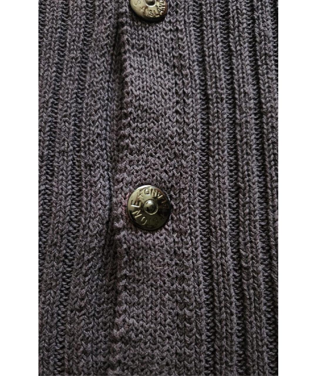 STONE ISLAND Черный хлопковый джемпер / свитер, фото 7