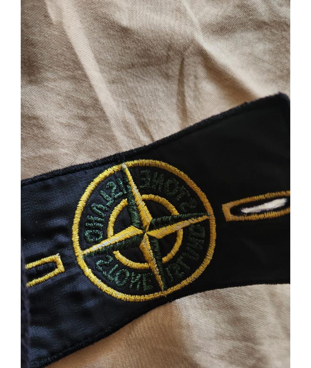 STONE ISLAND Черный хлопковый джемпер / свитер, фото 6