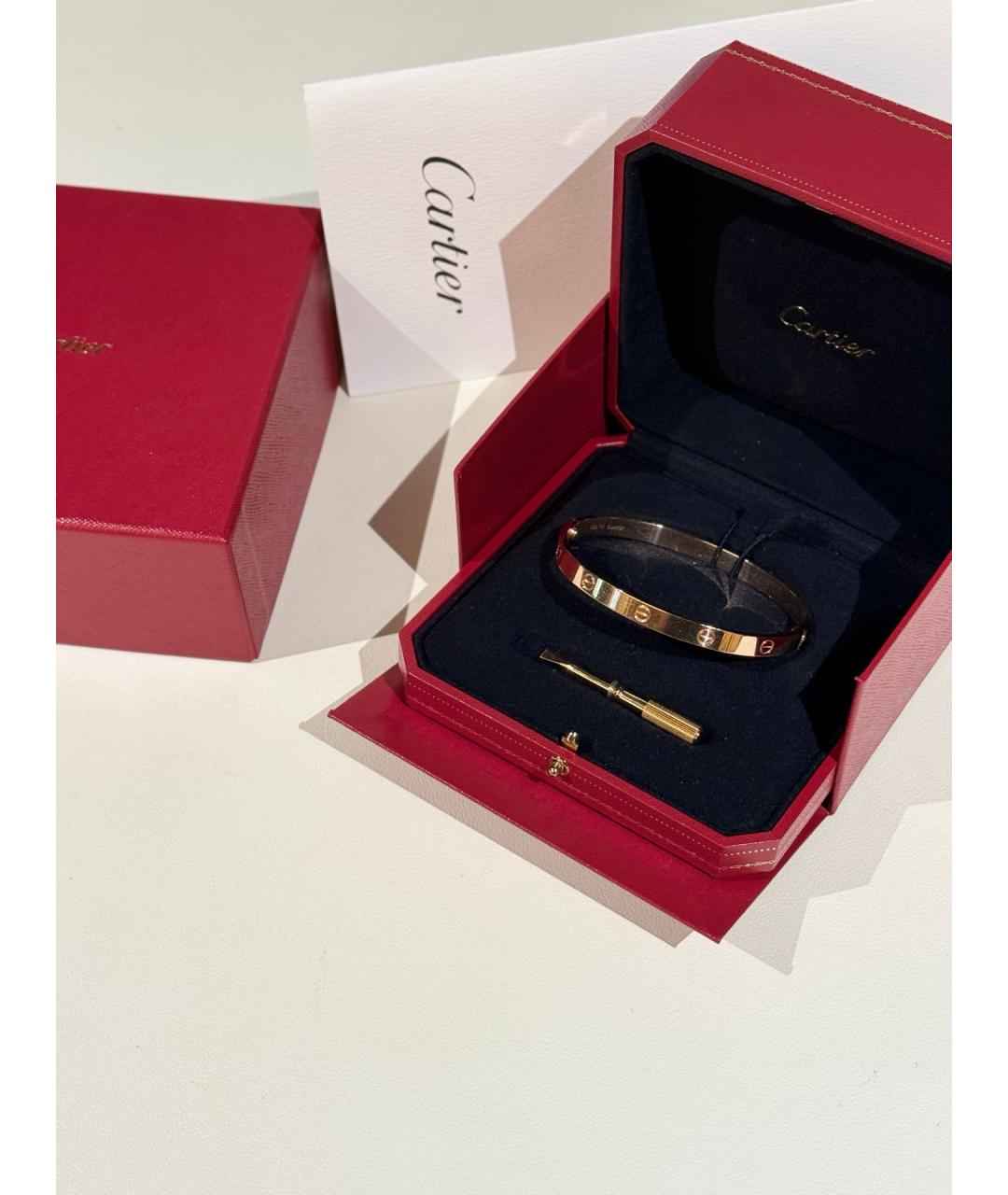 CARTIER Золотой браслет из розового золота, фото 4