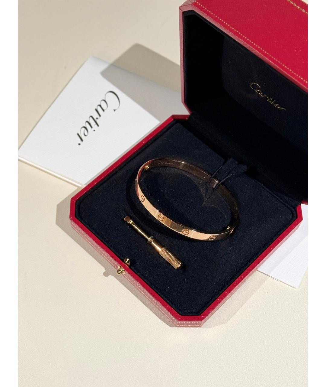 CARTIER Золотой браслет из розового золота, фото 2