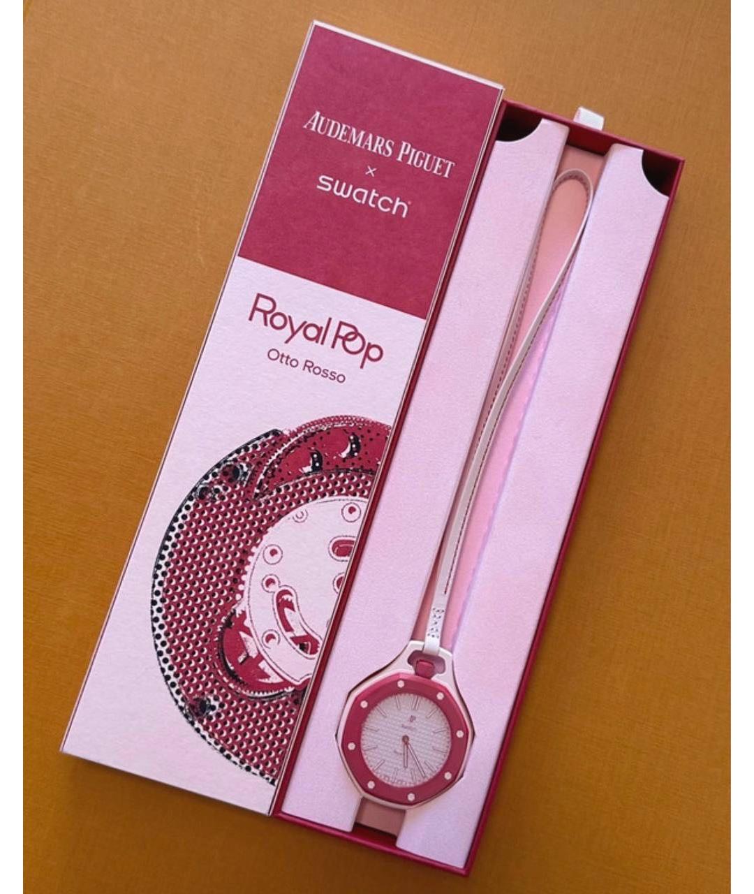 Swatch Розовые часы, фото 3