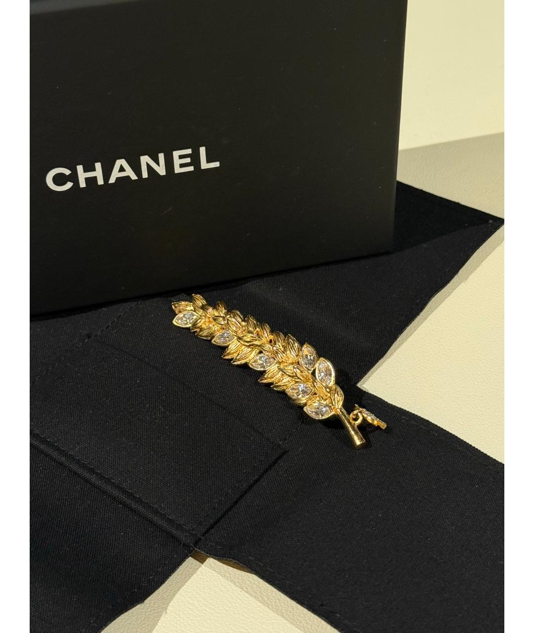 CHANEL Золотая булавка / брошь, фото 4