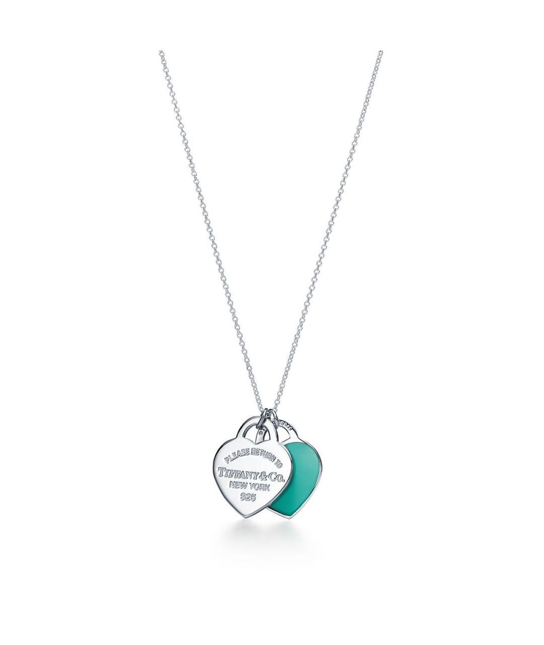 TIFFANY&CO Бирюзовая серебряная подвеска, фото 1