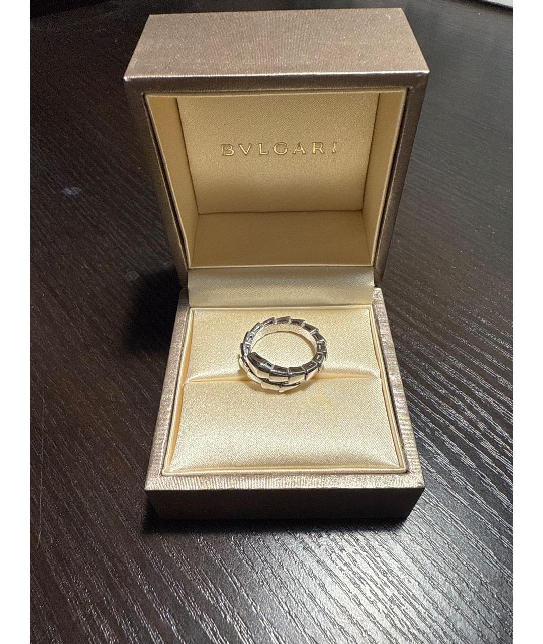 BVLGARI Серебряное кольцо из белого золота, фото 3