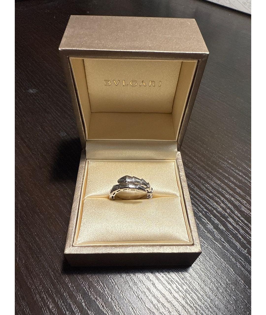 BVLGARI Серебряное кольцо из белого золота, фото 2