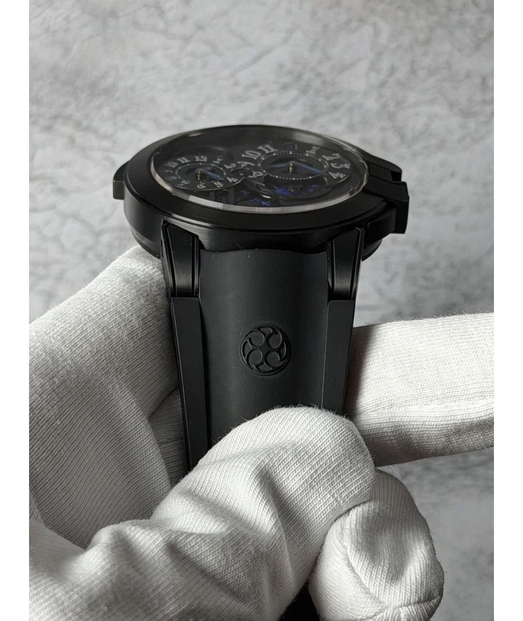 Harry Winston Черные металлические часы, фото 5