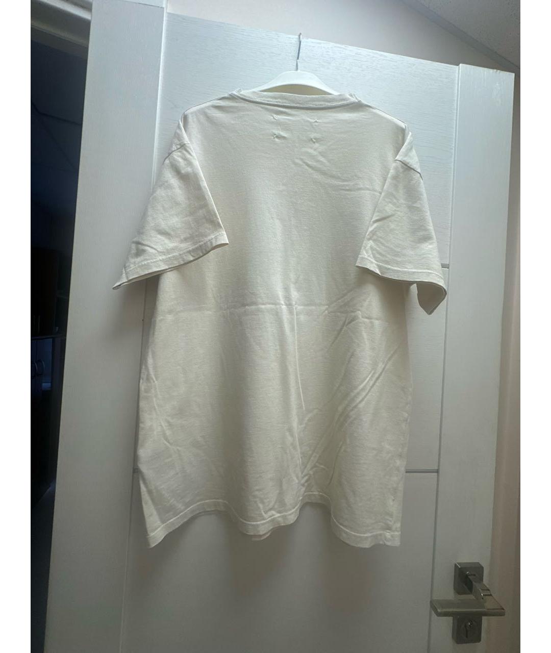 MAISON MARGIELA Бежевая хлопковая футболка, фото 2