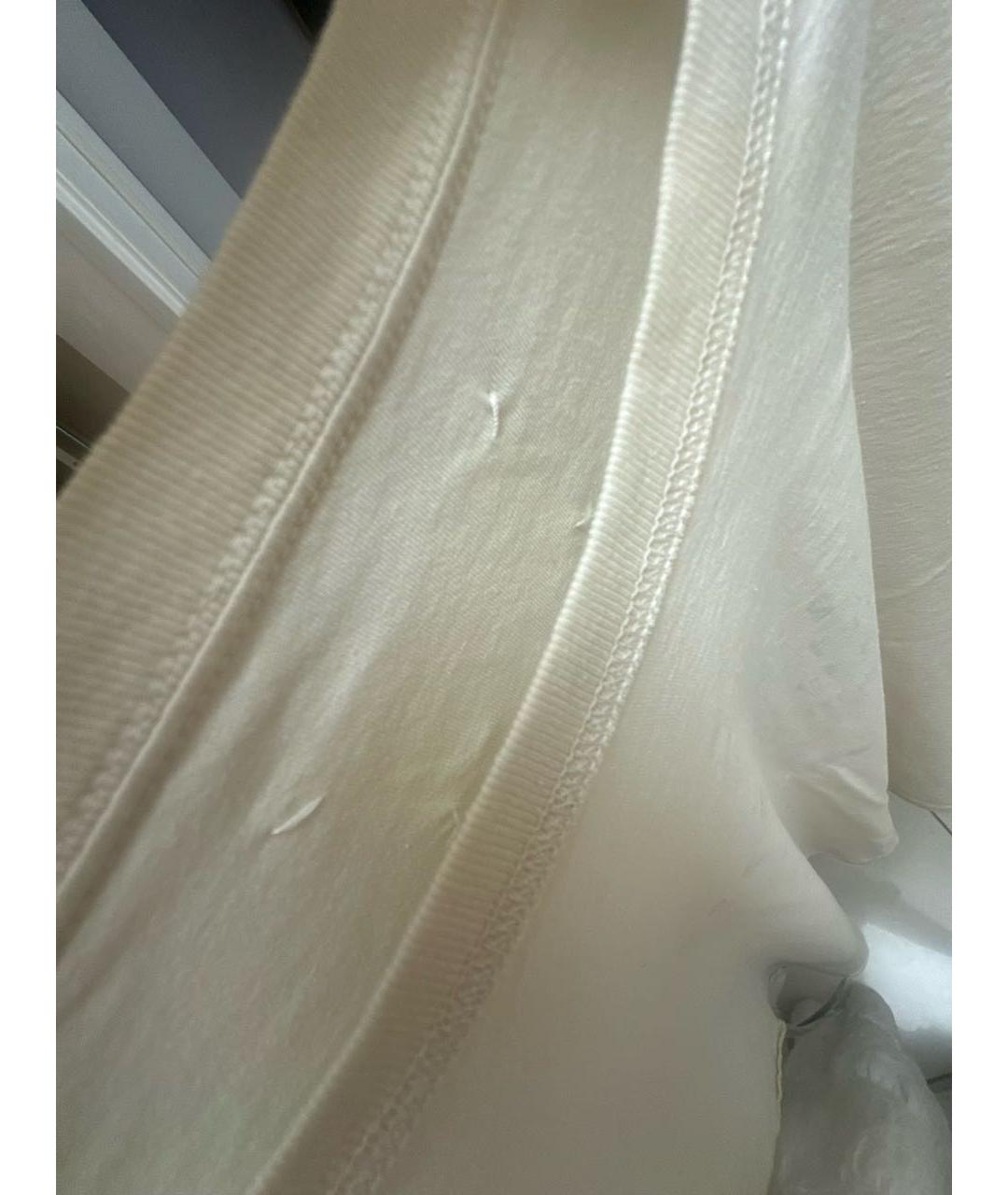 MAISON MARGIELA Бежевая хлопковая футболка, фото 4