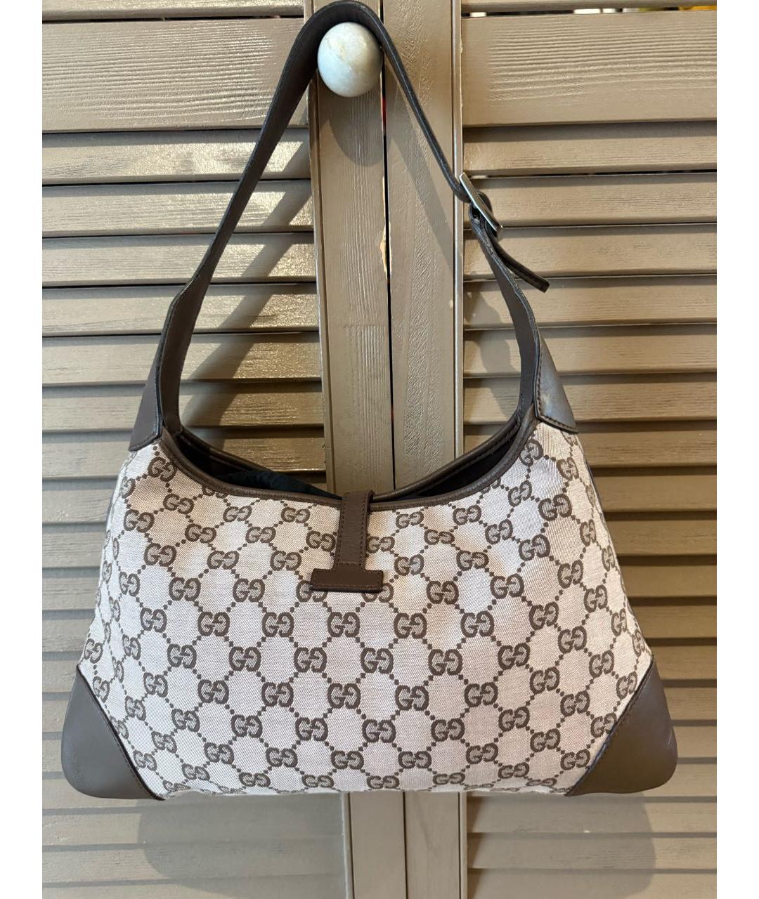 GUCCI Бежевая сумка с короткими ручками, фото 2