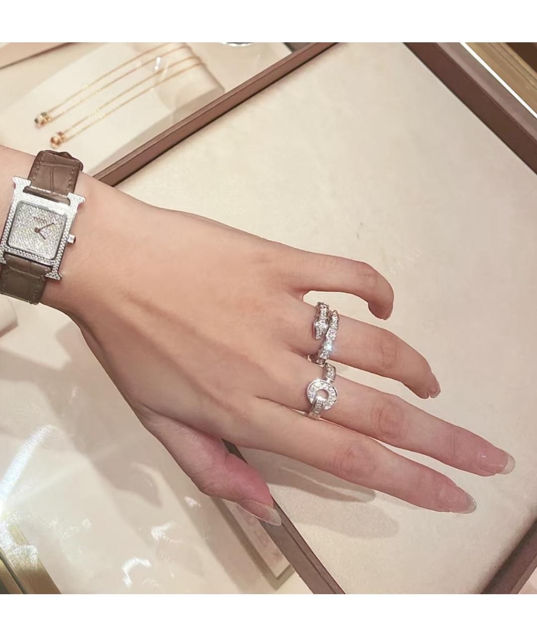 BVLGARI Серебряное кольцо из белого золота, фото 6