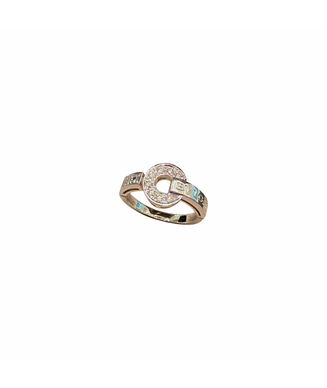 BVLGARI Серебряное кольцо из белого золота, фото 1