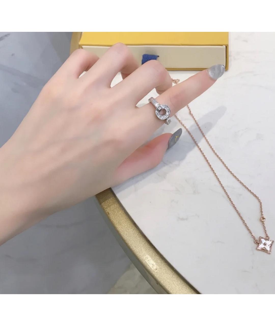 BVLGARI Серебряное кольцо из белого золота, фото 5